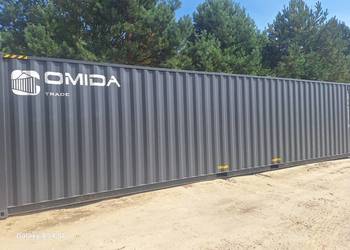 Kontener magazynowy morski 2025r 40"HC RAL7016 nowy 12 metrowy