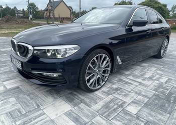 BMW 520d xDrive G30 • Felgi Seria 7 2022 • CarPlay • Hak • Serwisowany