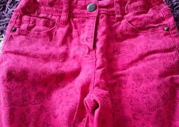 Śliczne spodnie dla dziewczynki rozmiar 122