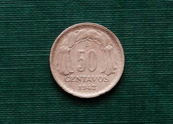 Chile 50 centavo, 1942r