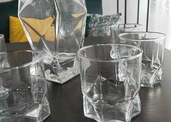 Karafka do whisky 750 ml + 6 szt. szklanek