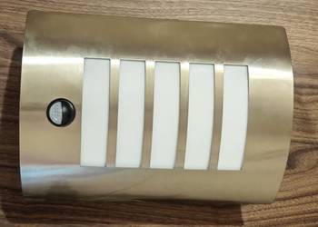 Lampa zewnętrzna Amazon Basics | Czujnik ruchu | Stal nierdzewna