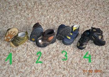 byty  GEOX, PEPINO, GORE TEX, BARTEK dla chłopca rozm 21,22