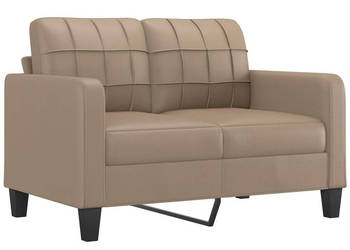2-osobowa sofa kolor cappuccino 120 cm sztuczna skóra WM-359116