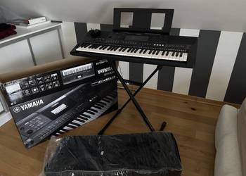 Zestaw Keyboard Yamaha psr E463 + stojak + Nowy pokrowiec