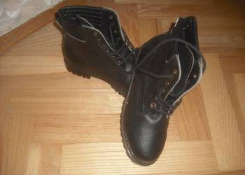 Buty , trapery, skóra naturalna, NOWE