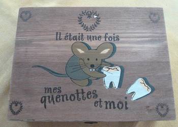 Ozdobne francuskie pudełko na wypadające ząbki - fajny gadżet