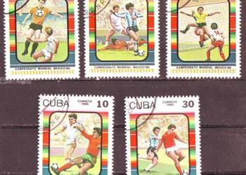 Zn. Kuba  Mi 2879 - 83 kas 1986