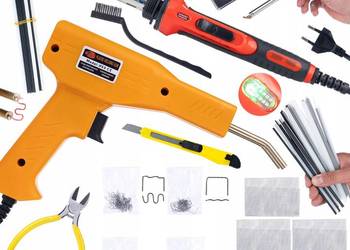 Lutownica Żelazko do Plastiku 100W RRO100W – Zestaw z Zszywaczem | 2x PP,…