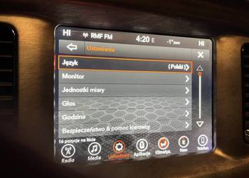 DODGE CHARGER USA dostosowanie od PL Radio Navi Mapy  Lampy