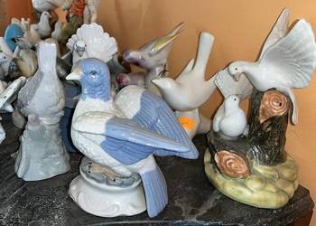 Figurka porcelanowa. Piękny Gołąb, ptaszek.  Cena 65 zł.  Długość 12, 5cm.