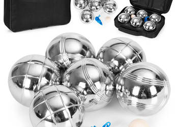 Zestaw do gry w bule kule boules petanque 6 szt. + etui i akcesoria