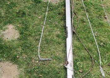 Maszt aluminiowy do żaglówki o wys. 6,6m