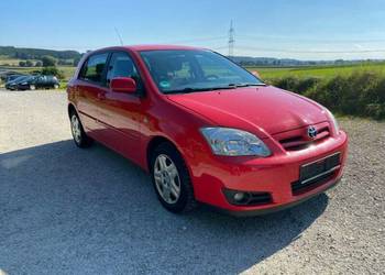 COROLLA E12 drzwi prawy tył czerwoną bez malowaniaNIEMIEC