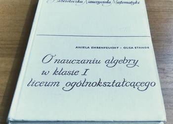 O nauczaniu algebry w klasie I liceum ogólnokształcącego Ehrenfeucht Stande