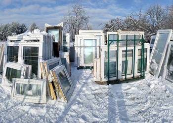 Okna plastikowe z demontażu okna pcv uzywane okna pwc z rozbiórki pvc