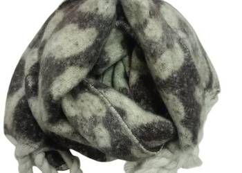 Chusta Szalik apaszka casmire -, ciepla puszysta bardzo gruba /beż