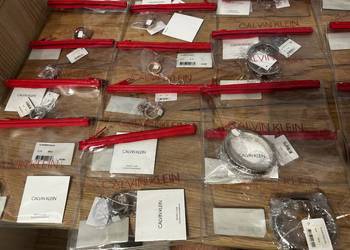 BIŻUTERIA CALVIN KLEIN - 42 SZTUKI - SPRZEDAŻ HURTOWA - LIKWIDACJA SKLEPU