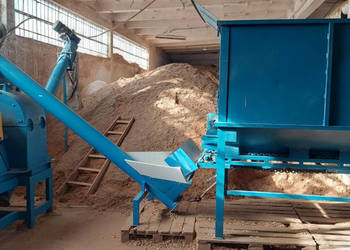 Linia do produkcji PELETU 1,5 t / h z możliwością montażu i uruchomienia