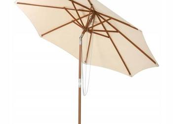 Parasol ogrodowy beżowy 2,7M