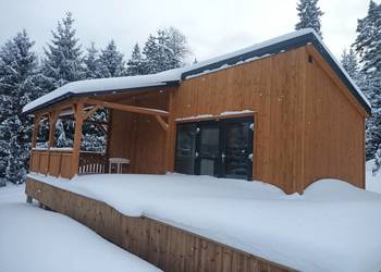 Domek letniskowy, domek mobilny, drewniany domek ogrodowy