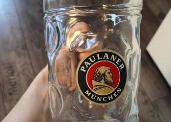 Kufle paulaner 1 L 3 sztuki nowe