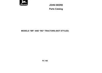 John Deere B, BR-BO,BR katalog części John Deere B, BR-BO,BR katalog części