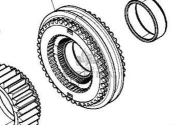 Massey Ferguson 7718S 7718 S 1804A DYNA 6 Synchronizator Skrzyni Biegów CZ…