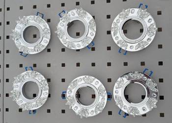 OPRAWA HALOGENOWA LX-040 CLEAR LEDLUX 6 Sztuk Tanio
