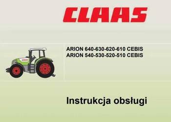 Instrukcja obsługi Claas ARION 640,630,620,610 | 540,530,520,510 CEBIS