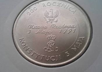 10 000 zł 200 r Konstytucji III Maja-1991-mennicza