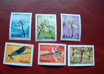 Polska 1988 MNH Mi. 3134/39 Fauna Owady Ważki  a