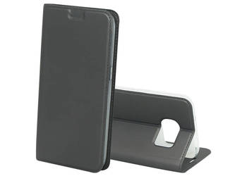Pokrowiec etui z klapką Fancy Case szare do APPLE iPhone 6s