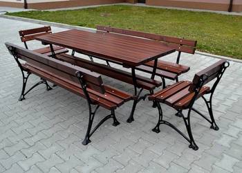 Meble ogrodowe, komplety, ławka, stół- stwórz swój zestaw