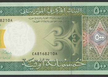 MAURETANIA 500 ouguiya 2004 - STAN BANKOWY UNC