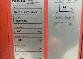 Wózek widłowy ROCLA SST16 DEV 2500
