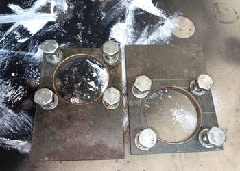 Blachy kotwiczne piasty tylnej fiat 126p