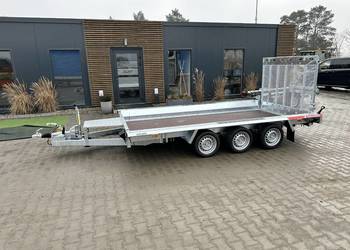 TEMARED BUILDER 4018/3 3,5T Przyczepa pod minikoparkę przyczepa ciężka
