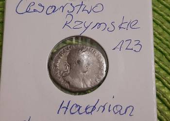 moneta srebrna denar Cesarstwa Rzymskiego cesarz Hadrian