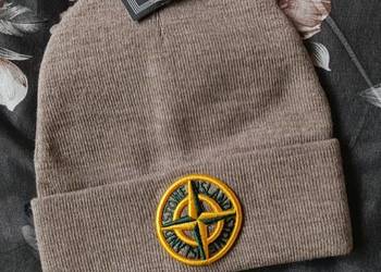 Czapka zimowa Stone Island - bardzo ciepła i lekka, rozmiar UNI promocja