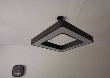 Dwie lampy wiszące, sufitowe do salonu / pokoju LED
