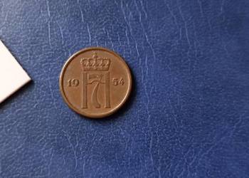 Stare monety 2 ore 1954 Norwegia