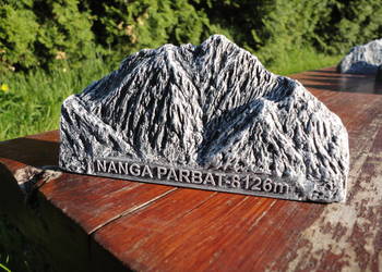 Nanga Parbat - relief ,Korona Himalajów