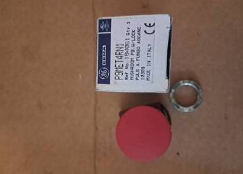 Przycisk grzybkowy czerwony