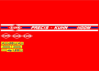 Naklejki kuhn precis 1100