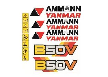 Naklejki oklejenie AMMANN YANMAR B50V Zamiennik