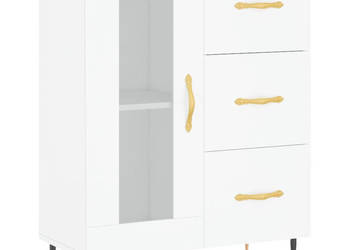 Szafka biała 695x34x90 cm materiał drewnopochodny WM-828020
