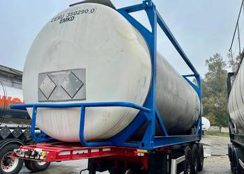 ISO tank kontener 24’ft, poj. 34000 litry L4BH, ADR/RID, falochrony
