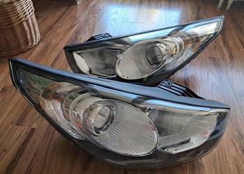 nowe lampy przednie do hyundai IX35 chyba anglik bo nie znalazłem homologac