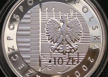 Polska 10 złotych 2007 - Karol Szymanowski - srebro - stan menniczy